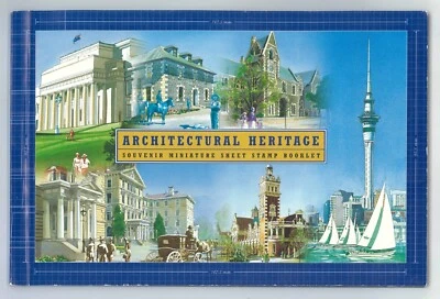 New Zealand 2002 Architectural Heritage Premium Booklet of Stamps MUH 28-6 - Image 1 of 2