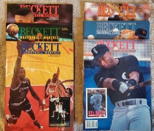 Beckett Baseball & Basketball Card Monthly Magazine - Lot of 6