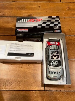 Clint Bowyer #33 CHEERIOS 2010 Impala Flashcoat Silver 1:24 scale AUTOGRAPHED - Image 1 of 4