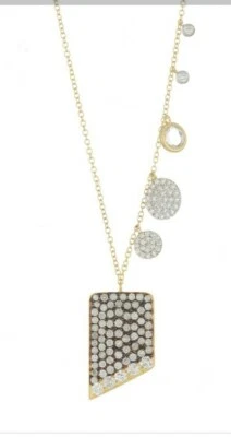 NWOT Meira T 14K YG Gold Diamond Pendant Necklace  $2500 - Image 1 of 3