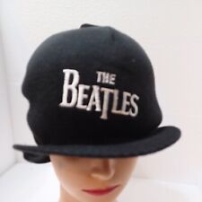 The Beatles Knit Fleece Lined Brim Cuff Beanie hat black 2007 one size fits most