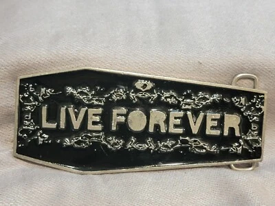 РЕДКАЯ пряжка ремня Clandestine Industries/Pete Wentz Fall Out Boy — Live Forever  - Изображение 1 из 4