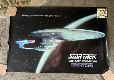 PÓSTER STAR TREK NEXT GENERATION ENTERPRISE NCC1701D 2002 27x40 Foto 1 de 4