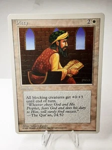 MTG - 4th Edition - Piety - Common - Lightly Played - Picture 1 of 5