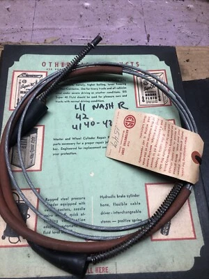 Cable de freno trasero Nash 1941 1942 en caja 1549 Foto 1 de 4