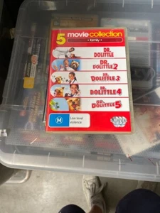 Dr Dolittle 5 Movie Collection 1-5 (1 2 3 4 5) Eddie Murphy Region 4 vgc t709 - Picture 1 of 1