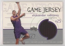 1999-00 Upper Deck Game Jersey Aleksandar Radojevic #GJ26 Rookie RC
