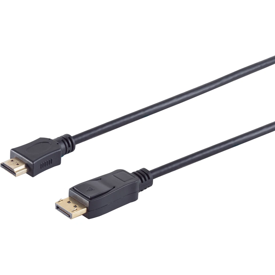 3m DisplayPort DP auf HDMI 1.2 Kabel Adapter 4K 2160p 30Hz vergoldete Kontakte - Bild 1 von 1