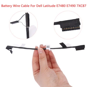 New Original Battery Cable Wire for DELL Latitude 7480 7490 7XC87 DC02002NI0_LS - Zdjęcie 1 z 7