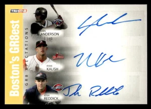 Anderson / Kalish / Reddick 2008 TriStar PROjections #AKR GR8 Auto Yellow #02/25 - Picture 1 of 2