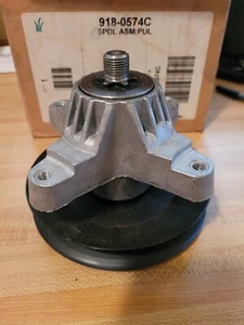 New, Open Box, MTD Spindle and pulley Assembly 918-0574C - Picture 1 of 4