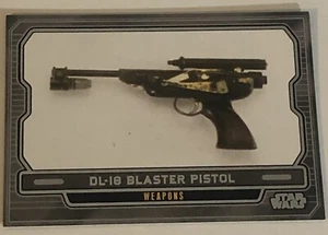 Star Wars Galactic Files Vintage Tarjeta Coleccionable #632 DL18 Pistola Bláster - Imagen 1 de 2