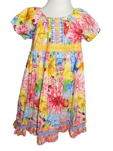 Matilda Jane Platinum Bumble Peasant Dress EUC Size 6 # 5/9 - Picture 1 of 4