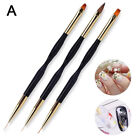 Nail Art Liner Brushes Double-Ended Fine Line 3D Drawing Pen Line Hooking Pen