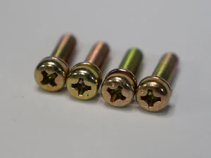 Kawasaki Carburetor Float Bowl Screws (4) Mach I II III IV KX500 KLR650 & Others - Picture 1 of 3