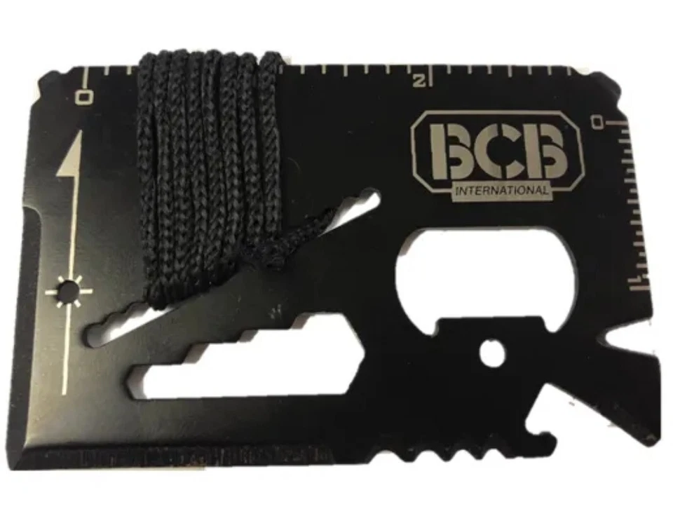 BCB Pocket tool Survival Karte Taschen Werkzeug MINI Multi Tool Kreditkartentool - Bild 1 von 1