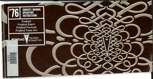 1976 Plymouth Firebrand Owner's Manuals - Bild 1 von 9