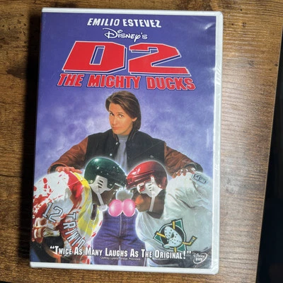 D2: The Mighty Ducks (DVD, 1994) Disney Family Emilio Estevez Weisman BRAND NEW - Image 1 of 2