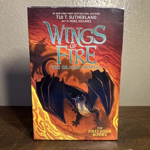 SEALED Wings Of Fire The Graphic Novel Box Set 1-4 The First Four Books New Rare - Imagen 1 de 6