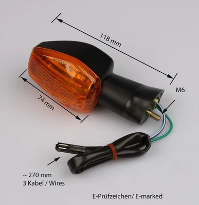 Blinker vorne rechts für Honda CBR 600 F 99-01 # CBR 900 00-01 # 33400-MCJ-D00 - Bild 1 von 3