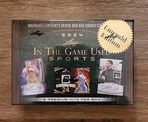 2024 Blatt im Spiel gebraucht Multisport SMARAGD Hobby Box 5 Premium Hits pro Box - Bild 1 von 6