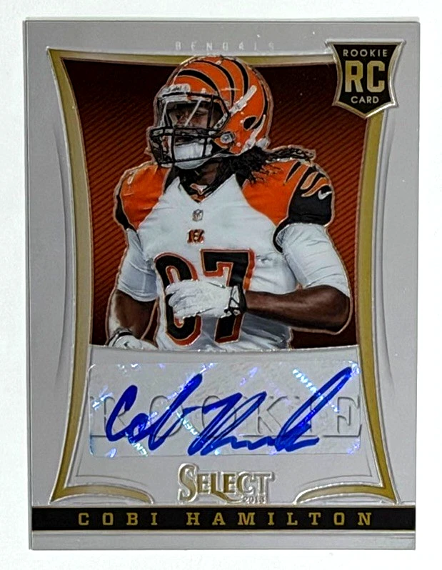 2013 PANINI SELECT AUTO COBI HAMILTON SIGNED AUTOGRAPH ROOKIE CARD RC /499 - Image 1 of 2