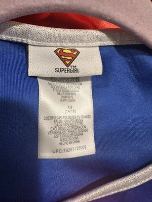 Niñas Disfraz de Supergirl Talla 14-16 Lentejuelas Disfraz Tutú Vestido Con Capa Foto 1 de 3