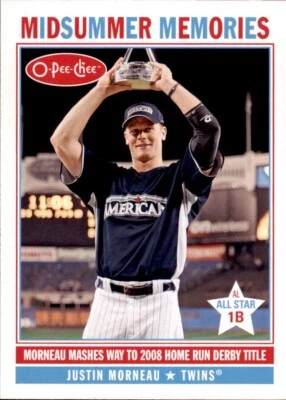 2009 O-Pee-Chee Midsummer Memories #MM9 Justin Morneau - Image 1 of 2