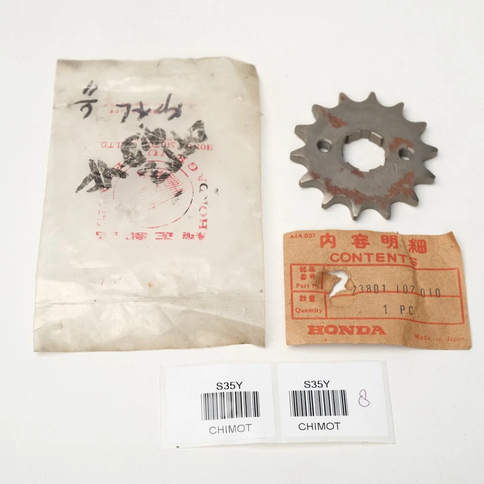 Piñón Delantero Honda CB100 CA95 S CL SL 90 CL SL XL 100 XL125S 14T Nos Original Foto 1 de 4