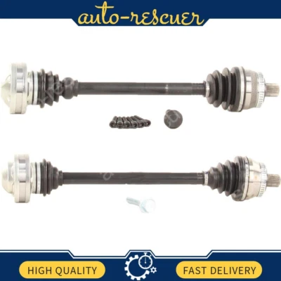 TrakMotive Front Left Right CV Axle Shaft CV Joints 2x for 2002 - 2004 Audi A4 - Image 1 of 4