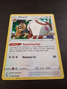 Pokemon Go Bibarel Common Card 060/078 NM - Picture 1 of 1