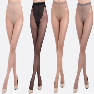 Super Elastische Frauen Magische Seidenstrümpfe Sexy Marmelade Pantyhose / - Bild 1 von 15