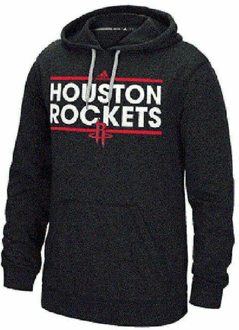 Houston Rockets Mens  Black Adidas Rebound Synthetic Climwarm Hoodie Cover