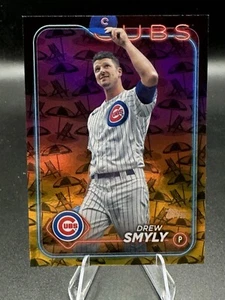 Paraguas de playa Topps 2024 Drew Smyly 22/50 Cubs - Imagen 1 de 3