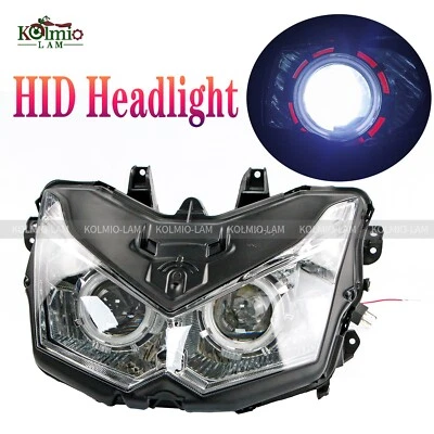 Fit for KAWASAKI Z1000 2010-2013 2011 HID Projector Demon Angel Eye Headlight Foto 1 de 4