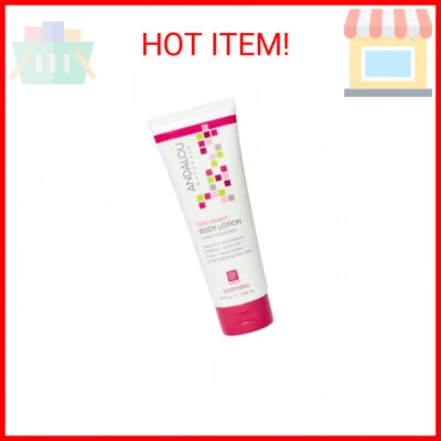 Успокаивающий лосьон для тела Andalou Naturals 1000 роз с какао + маслом ши, алоэ - Изображение 1 из 2