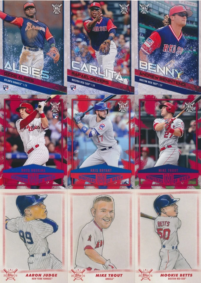 2018 Topps Big League Baseball NICKNAME/MASH/STAR CARICATURE Pick From List - Image 1 of 1