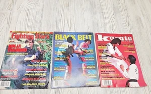 Karate/Black Belt/Fighting Stars Vintage Magazines 1985 - Picture 1 of 10