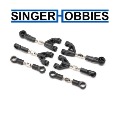 LOSI LOS-1923 Adjustable Camber & Steering Link Set: NASCAR GROM HH - Image 1 of 2