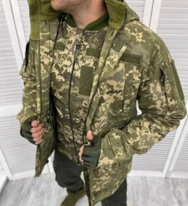 Conjunto de invierno de chaqueta ZSU (hebilla) + parka (lujo)💙💛 - Imagen 1 de 5