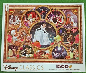 Disney Classics 1500 Piece Jigsaw Puzzle Cinderella Classic Disney Movies New - Picture 1 of 5
