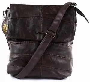 DAMEN LEDER KREUZKÖRPERTASCHE / SCHULTERTASCHE NEU - Bild 1 von 7