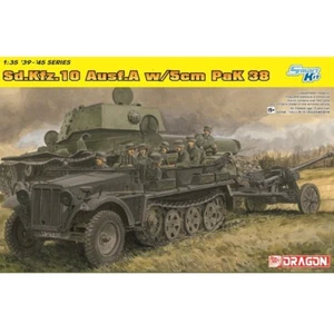 DRAGON 6732 1/35 Sd.Kfz.10 Ausf.A w/5cm FlaK38 - Picture 1 of 2