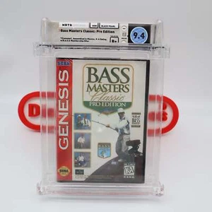 Sega Genesis BASS MASTERS CLASSIC: PRO EDITION -WATA GRADED 9.4 B+ NEW & Sealed! - Picture 1 of 10