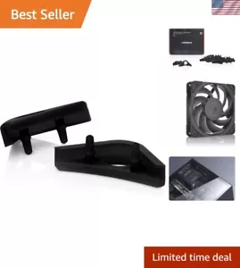 16 Black Anti-Vibration Silicone Pads for Desktop Fans - 120/140mm Compatibility - Bild 1 von 6