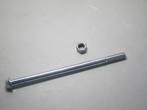 Rear Swing Arm Axle with Nut (M12 x 220mm) for X-15, X-19 Super Pocket Bikes - Picture 1 of 5