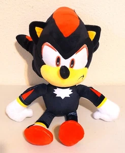 Sonic the Hedgehog Black SHADOW Stuffed Animal Plush Doll 13" - Picture 1 of 6