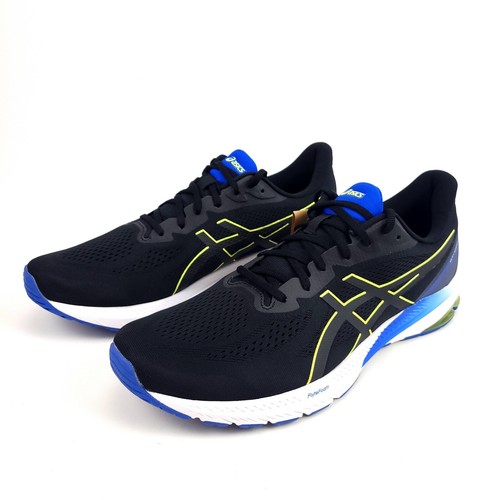 Scarpe uomo Asics GT 1000 12 taglia 14 colore nero giallo brillante nuove
