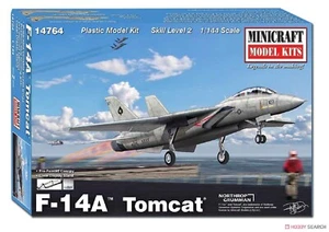 1/144 F-14A "Tomcat"--14764--Minicraft - Estuche de 12 - Imagen 1 de 1