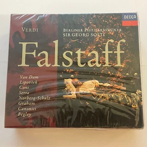 Verdi - Falstaff (2 x CD, 1993) NEW & SEALED Georg Solti/Van Dam/Lipovsek/Coni - Imagen 1 de 2
